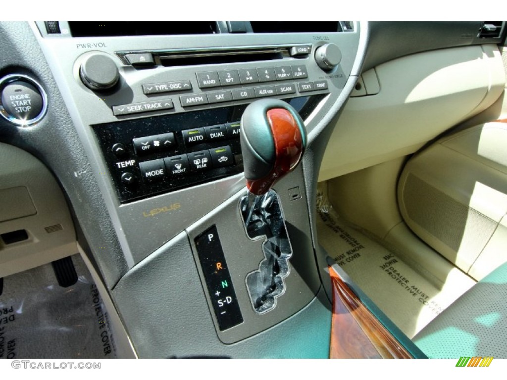 2010 RX 350 AWD - Cerulean Blue Metallic / Parchment/Brown Walnut photo #15