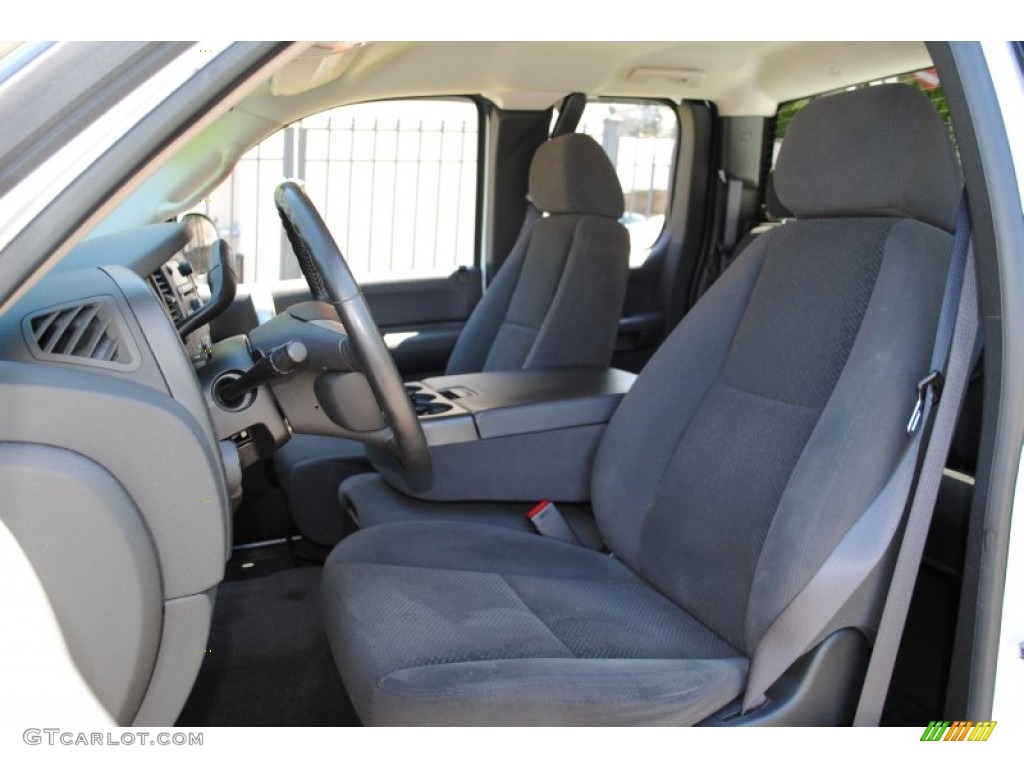 2008 Sierra 1500 SLE Extended Cab 4x4 - Summit White / Ebony photo #14