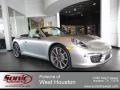 2012 Platinum Silver Metallic Porsche New 911 Carrera S Cabriolet #65116691