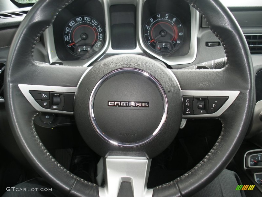 2011 Chevrolet Camaro SS/RS Coupe Black Steering Wheel Photo #65122137