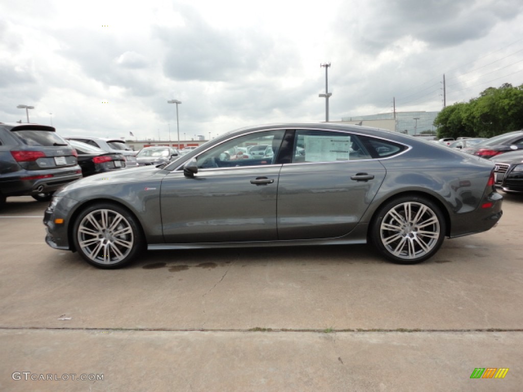 Oolong Grey Metallic 2012 Audi A7 3.0T quattro Prestige Exterior Photo #65122231