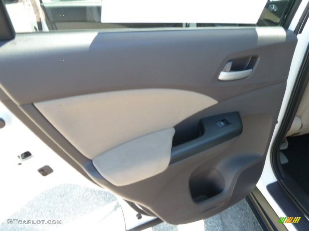 2012 CR-V EX 4WD - White Diamond Pearl / Beige photo #13
