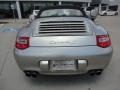 2011 Platinum Silver Metallic Porsche 911 Carrera S Cabriolet  photo #4