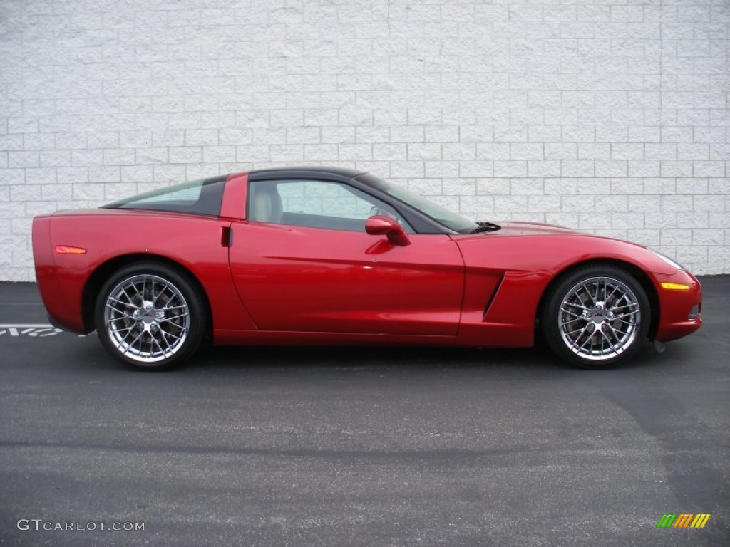 2005 Corvette Coupe - Magnetic Red Metallic / Cashmere photo #1