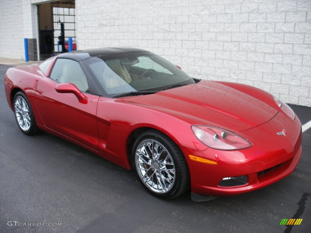 2005 Corvette Coupe - Magnetic Red Metallic / Cashmere photo #8