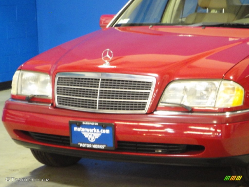 1994 C 280 Sedan - Imperial Red / Parchment photo #26