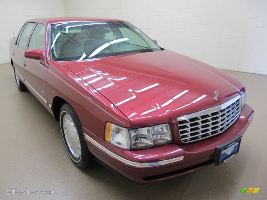 1998 DeVille Sedan - Light Medici Red Metallic / Shale photo #1