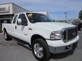 2007 Oxford White Clearcoat Ford F250 Super Duty Lariat SuperCab 4x4  photo #7