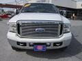 Oxford White Clearcoat - F250 Super Duty Lariat SuperCab 4x4 Photo No. 8