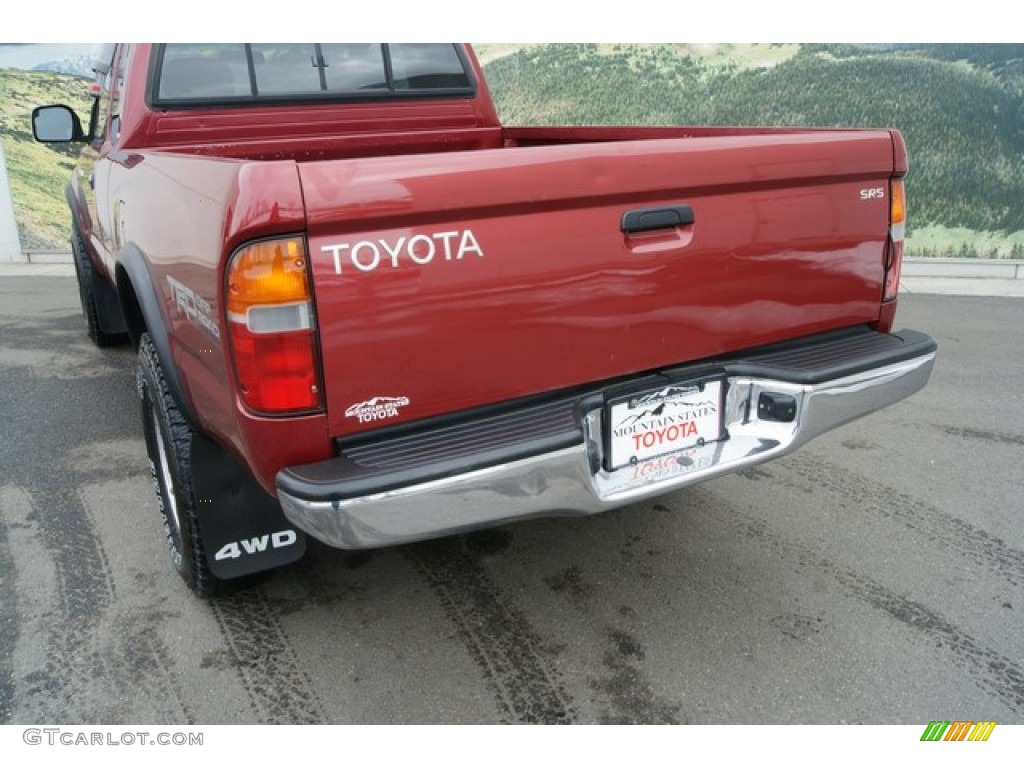 2000 Tacoma V6 TRD Extended Cab 4x4 - Sunfire Red Pearl / Oak photo #19