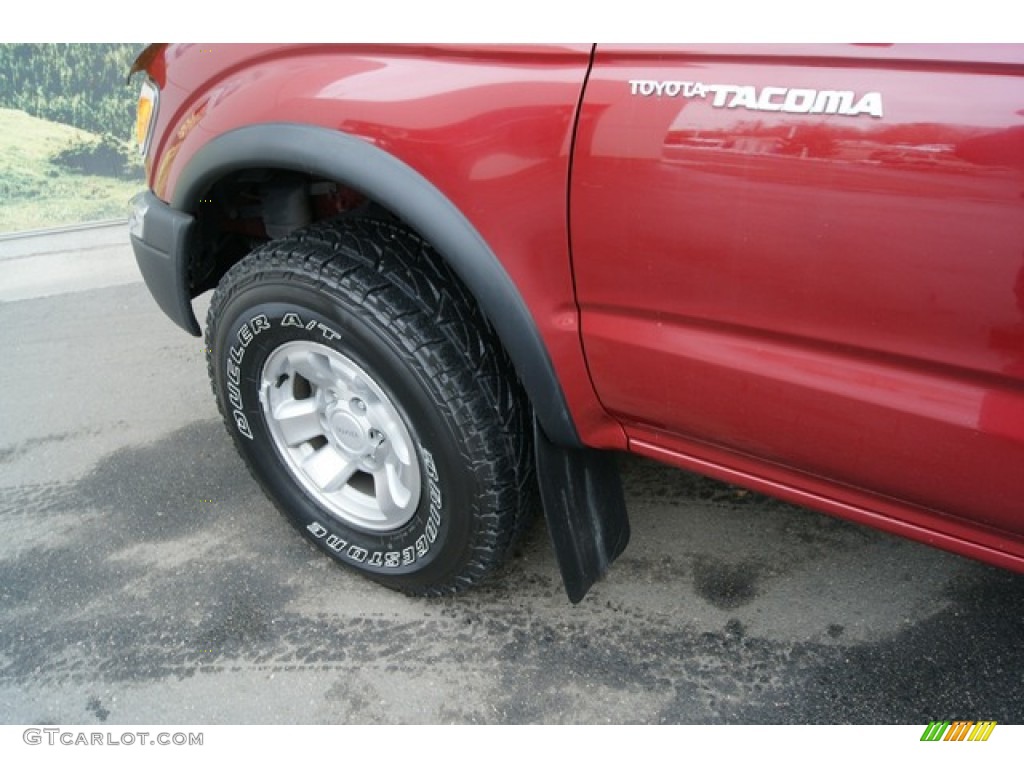 2000 Tacoma V6 TRD Extended Cab 4x4 - Sunfire Red Pearl / Oak photo #22