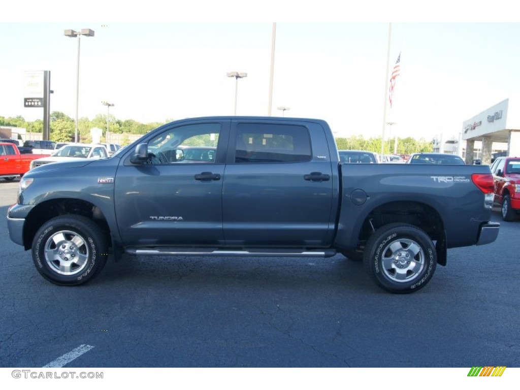 2008 Tundra SR5 TRD CrewMax - Slate Gray Metallic / Graphite Gray photo #5