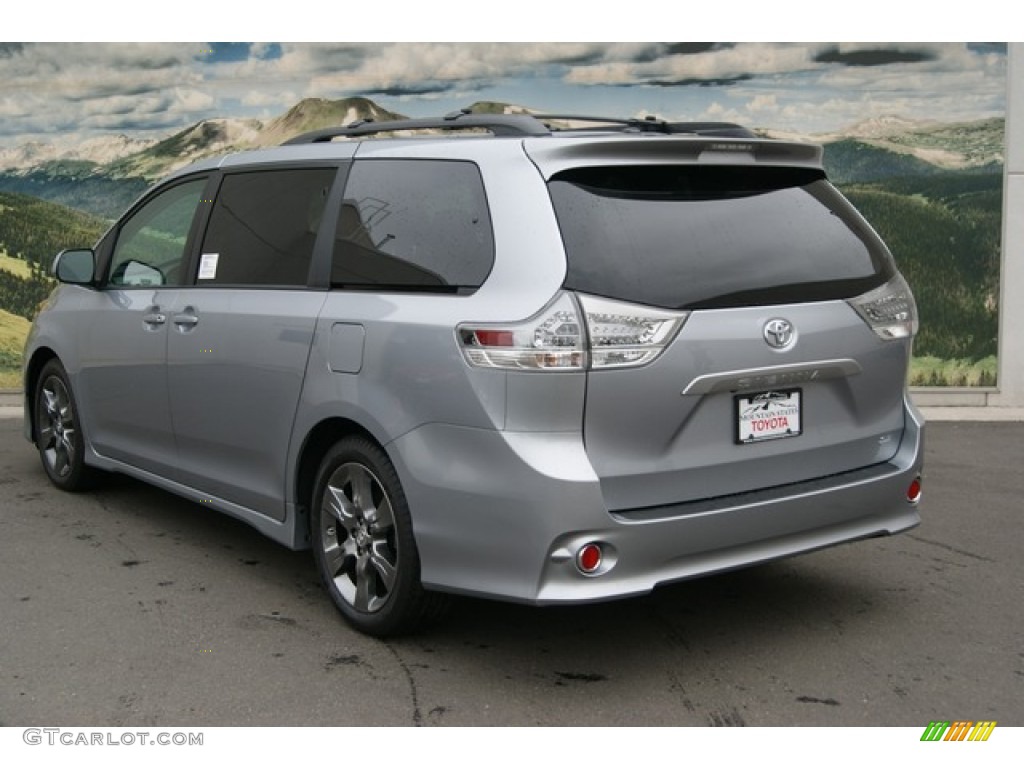 2012 Sienna SE - Silver Sky Metallic / Dark Charcoal photo #3