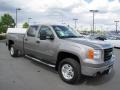 Steel Gray Metallic 2008 GMC Sierra 2500HD SLE Crew Cab 4x4