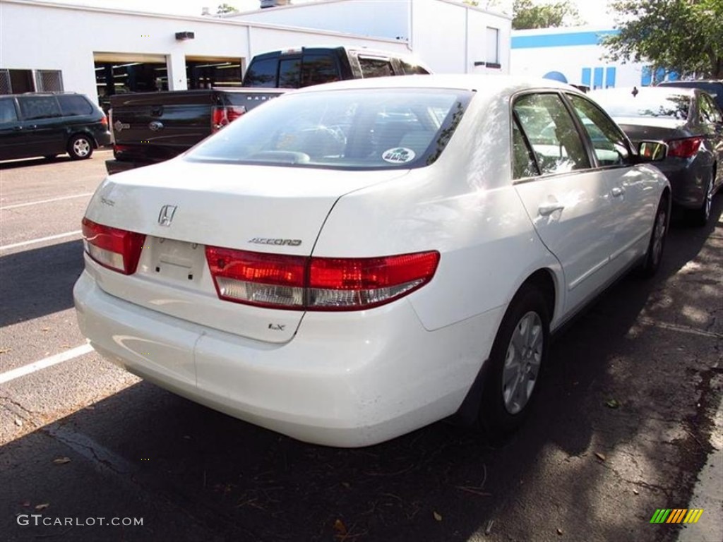 2003 Accord LX Sedan - Taffeta White / Ivory photo #2