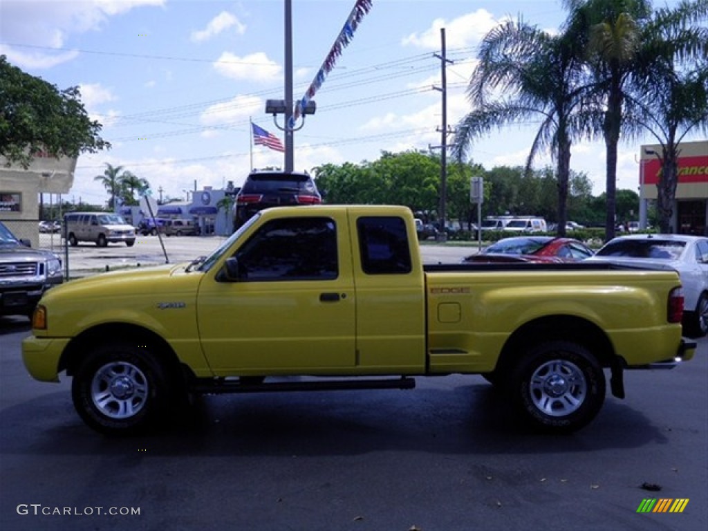 2001 Ranger Edge SuperCab - Chrome Yellow / Dark Graphite photo #6
