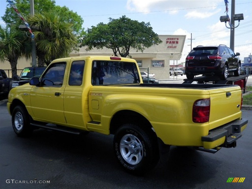 2001 Ranger Edge SuperCab - Chrome Yellow / Dark Graphite photo #7