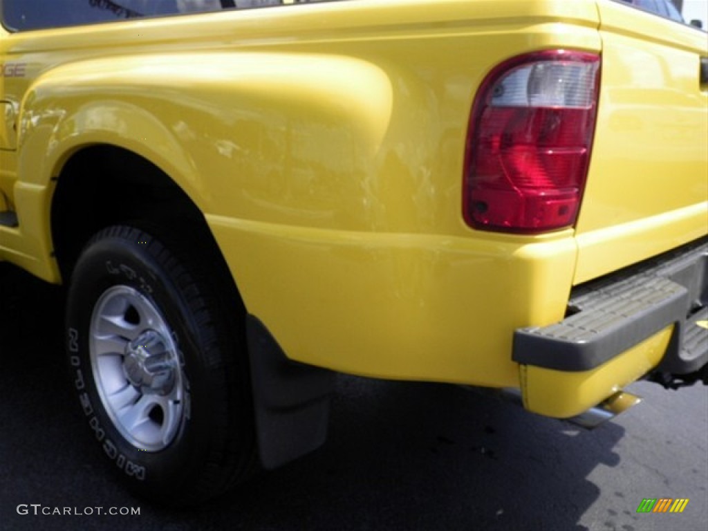 2001 Ranger Edge SuperCab - Chrome Yellow / Dark Graphite photo #8