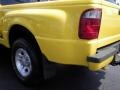 2001 Chrome Yellow Ford Ranger Edge SuperCab  photo #8