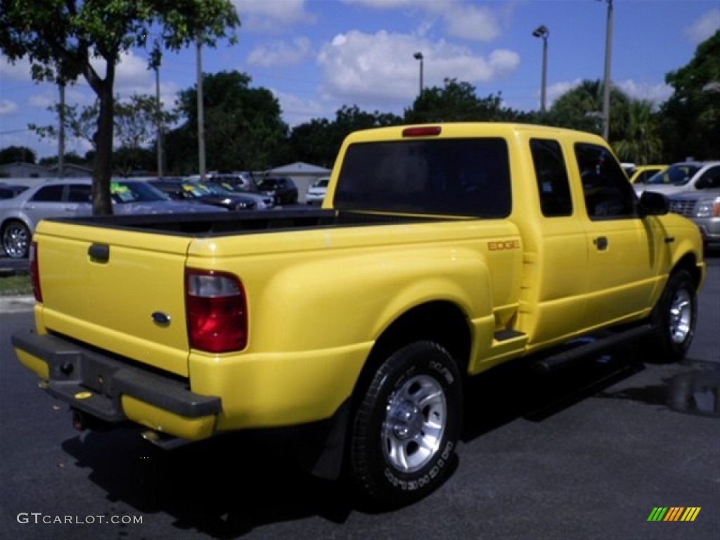 2001 Ranger Edge SuperCab - Chrome Yellow / Dark Graphite photo #11