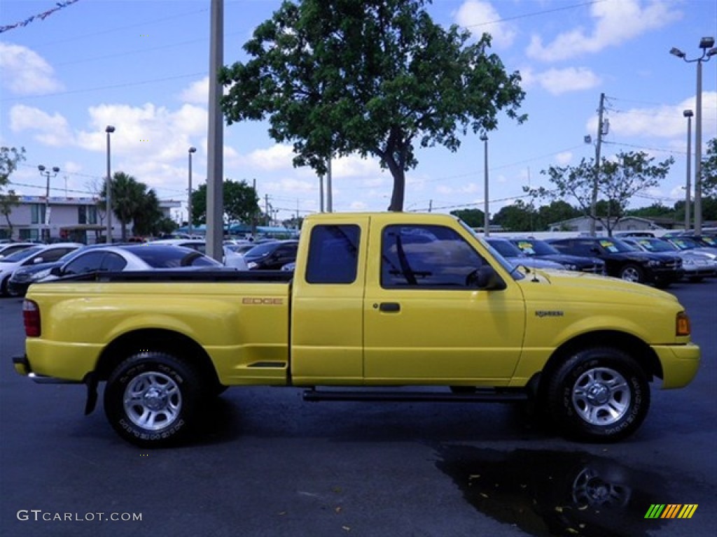 Chrome Yellow 2001 Ford Ranger Edge SuperCab Exterior Photo #65137016