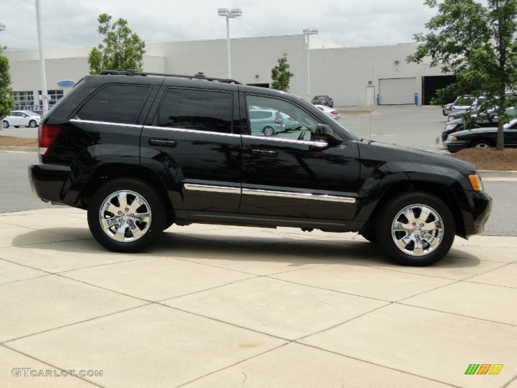 Black 2008 Jeep Grand Cherokee Limited Exterior Photo #65137301