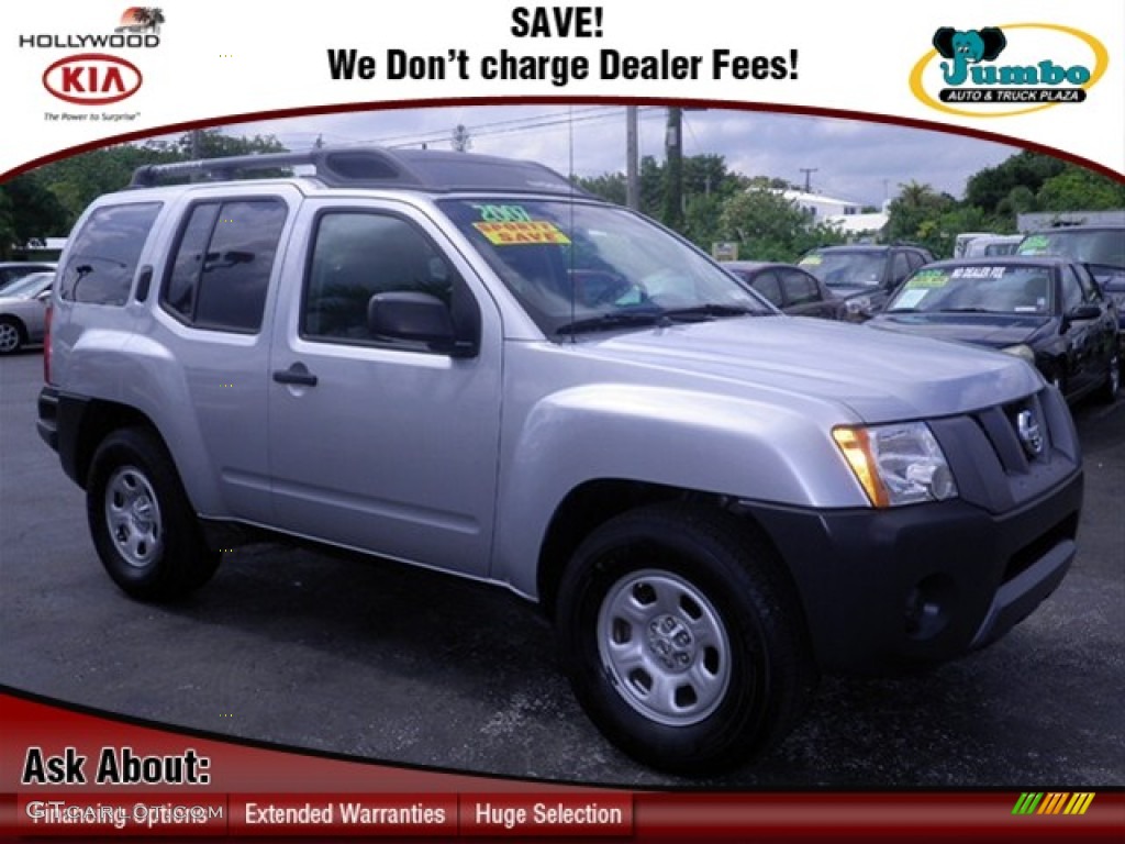 2007 Xterra X - Silver Lightning Metallic / Graphite photo #1