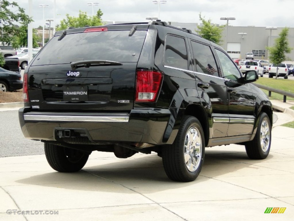 2008 Grand Cherokee Limited - Black / Dark Slate Gray/Light Graystone photo #5