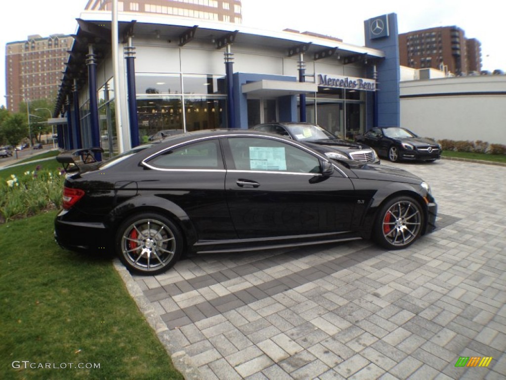 Obsidian Black Metallic 2012 Mercedes-Benz C 63 AMG Black Series Coupe Exterior Photo #65139573