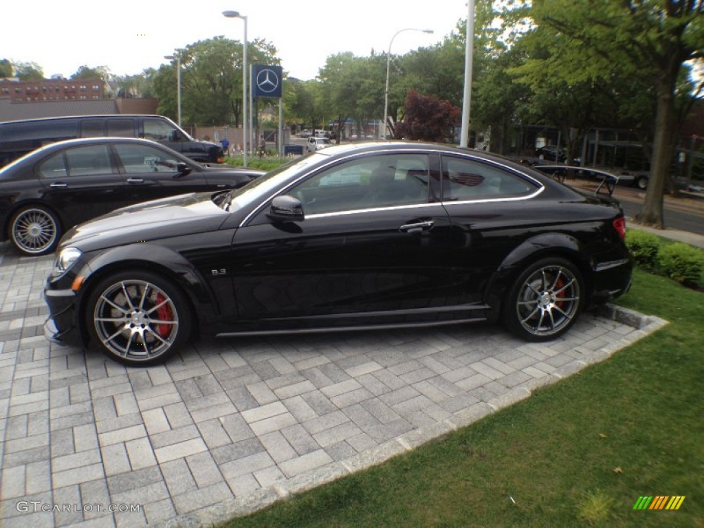 Obsidian Black Metallic 2012 Mercedes-Benz C 63 AMG Black Series Coupe Exterior Photo #65139641
