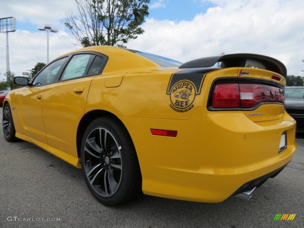 Stinger Yellow 2012 Dodge Charger SRT8 Super Bee Exterior Photo #65139644