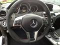 2012 Mercedes-Benz C AMG Black/Red Stitching Interior Steering Wheel Photo