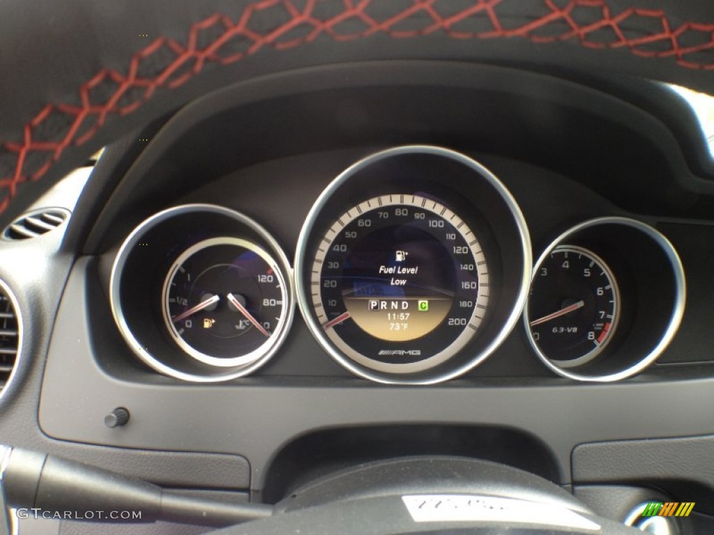 2012 Mercedes-Benz C 63 AMG Black Series Coupe Gauges Photos