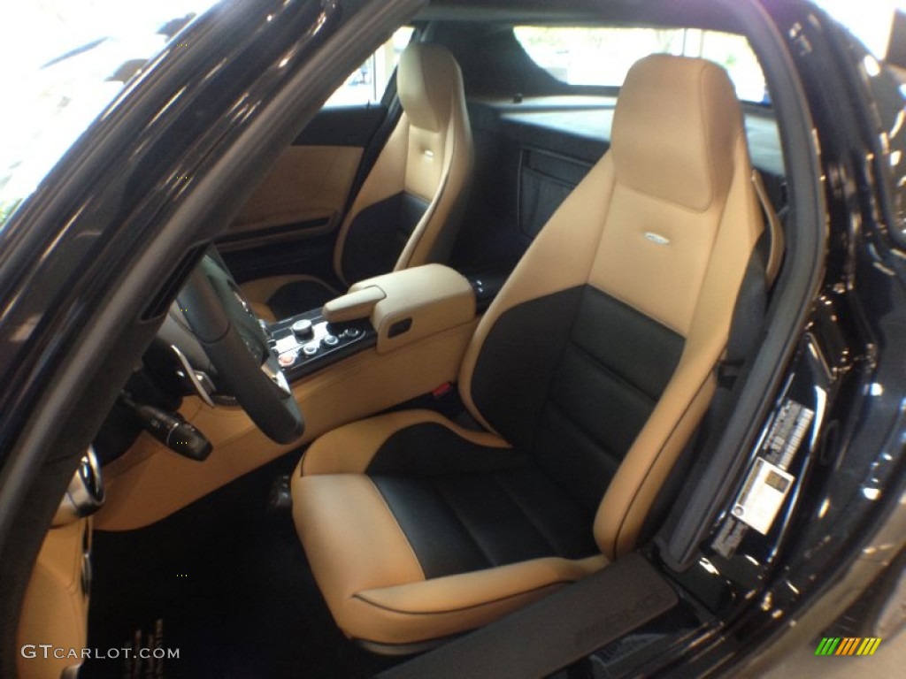 designo Sand/Black Interior 2012 Mercedes-Benz SLS AMG Photo #65139974