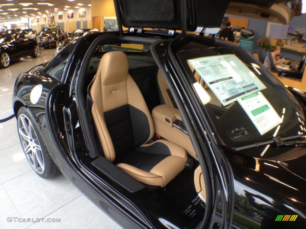 designo Sand/Black Interior 2012 Mercedes-Benz SLS AMG Photo #65140064