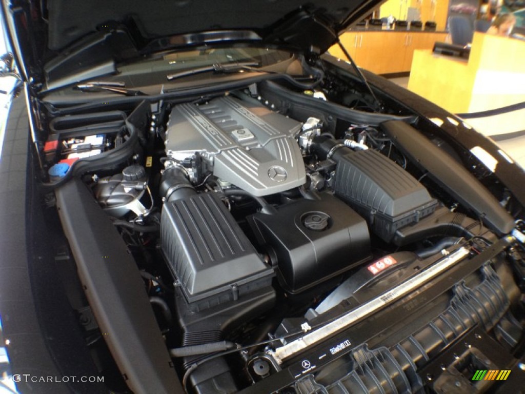 2012 Mercedes-Benz SLS AMG 6.3 Liter AMG DOHC 32-Valve VVT V8 Engine Photo #65140155