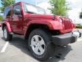 2012 Deep Cherry Red Crystal Pearl Jeep Wrangler Sahara 4x4  photo #4