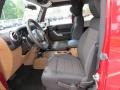 Black/Dark Saddle Interior Photo for 2012 Jeep Wrangler #65141100