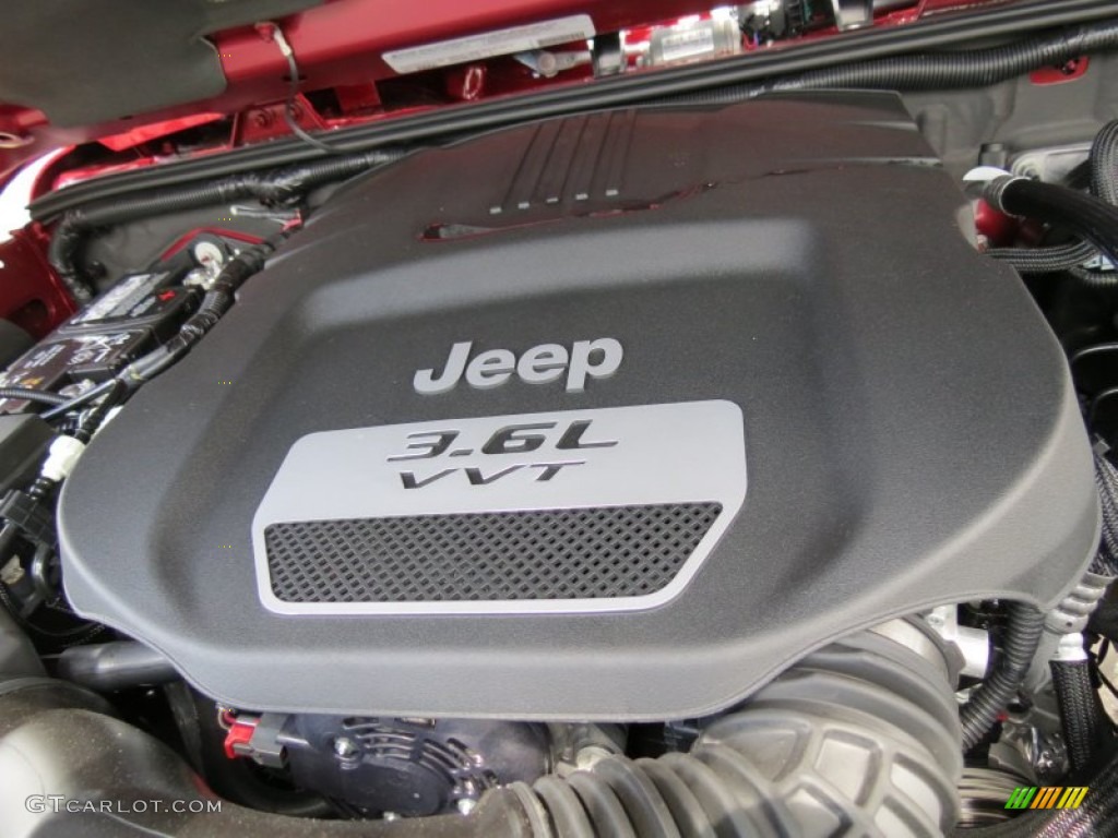 2012 Jeep Wrangler Sahara 4x4 3.6 Liter DOHC 24-Valve VVT Pentastar V6 Engine Photo #65141137