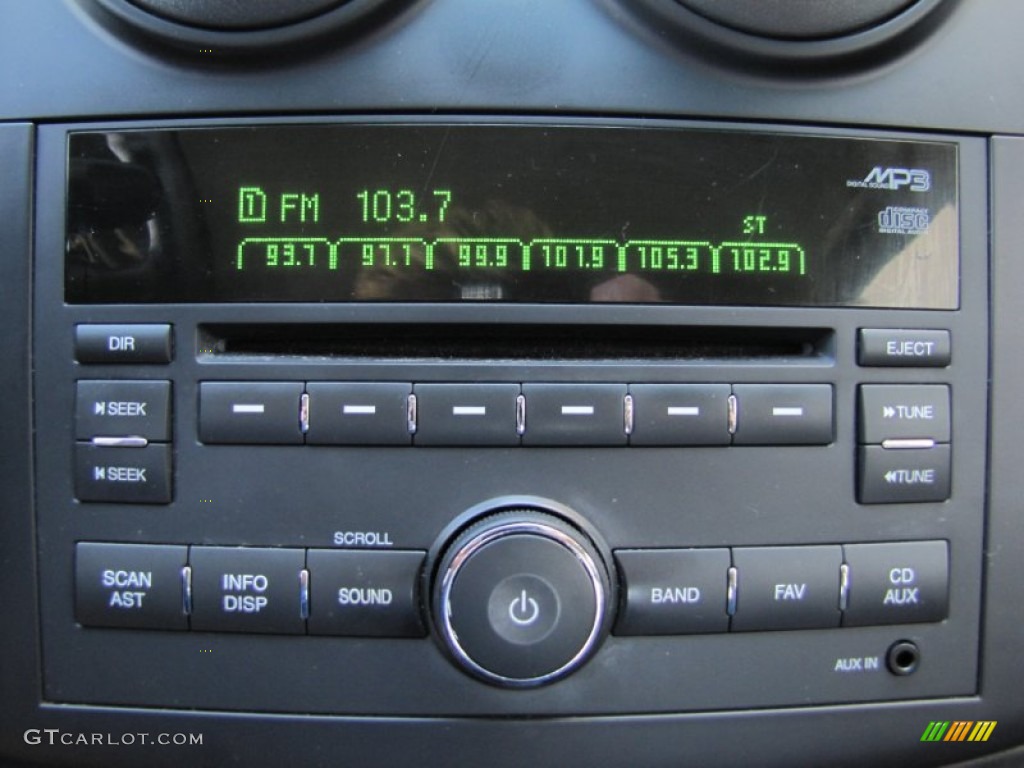 2010 Aveo LT Sedan - Black Granite / Charcoal photo #14