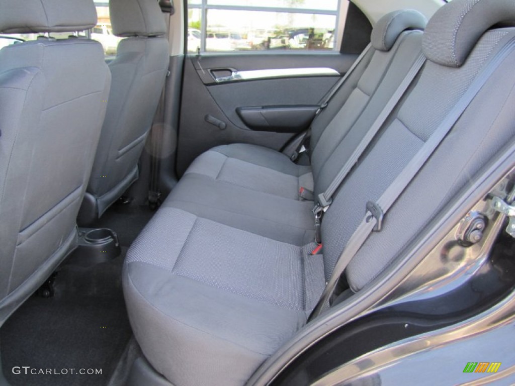 2010 Aveo LT Sedan - Black Granite / Charcoal photo #19