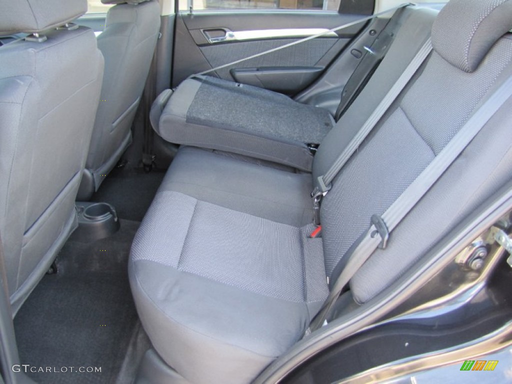 2010 Aveo LT Sedan - Black Granite / Charcoal photo #20