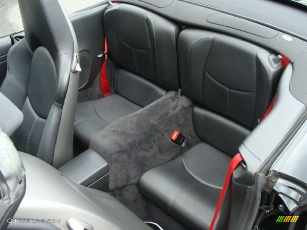 Black Interior 2006 Porsche 911 Carrera S Cabriolet Photo #65141625
