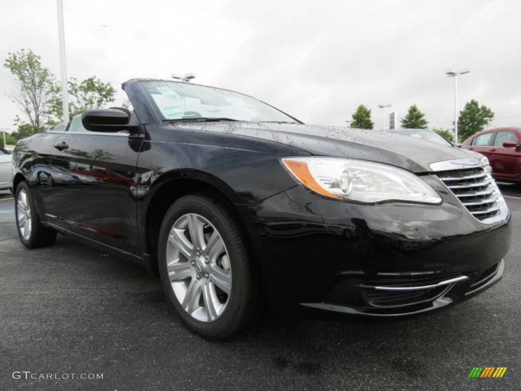 Black 2012 Chrysler 200 Touring Convertible Exterior Photo #65142171