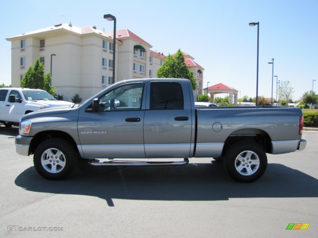 2006 Ram 1500 SLT Quad Cab 4x4 - Mineral Gray Metallic / Medium Slate Gray photo #4