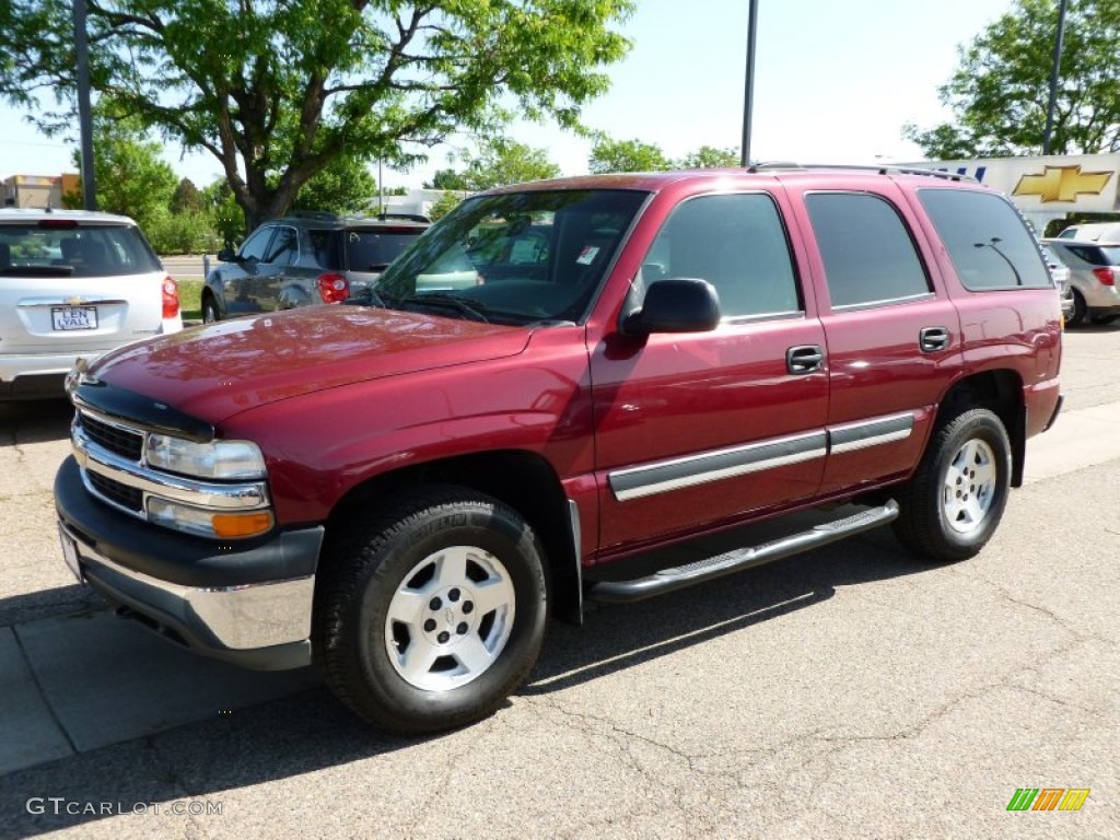 2004 Tahoe LS 4x4 - Sport Red Metallic / Gray/Dark Charcoal photo #1