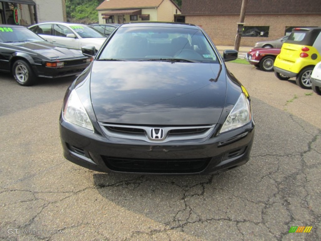 2006 Accord LX V6 Coupe - Nighthawk Black Pearl / Black photo #3
