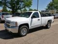 2012 Summit White Chevrolet Silverado 1500 LT Regular Cab 4x4  photo #1