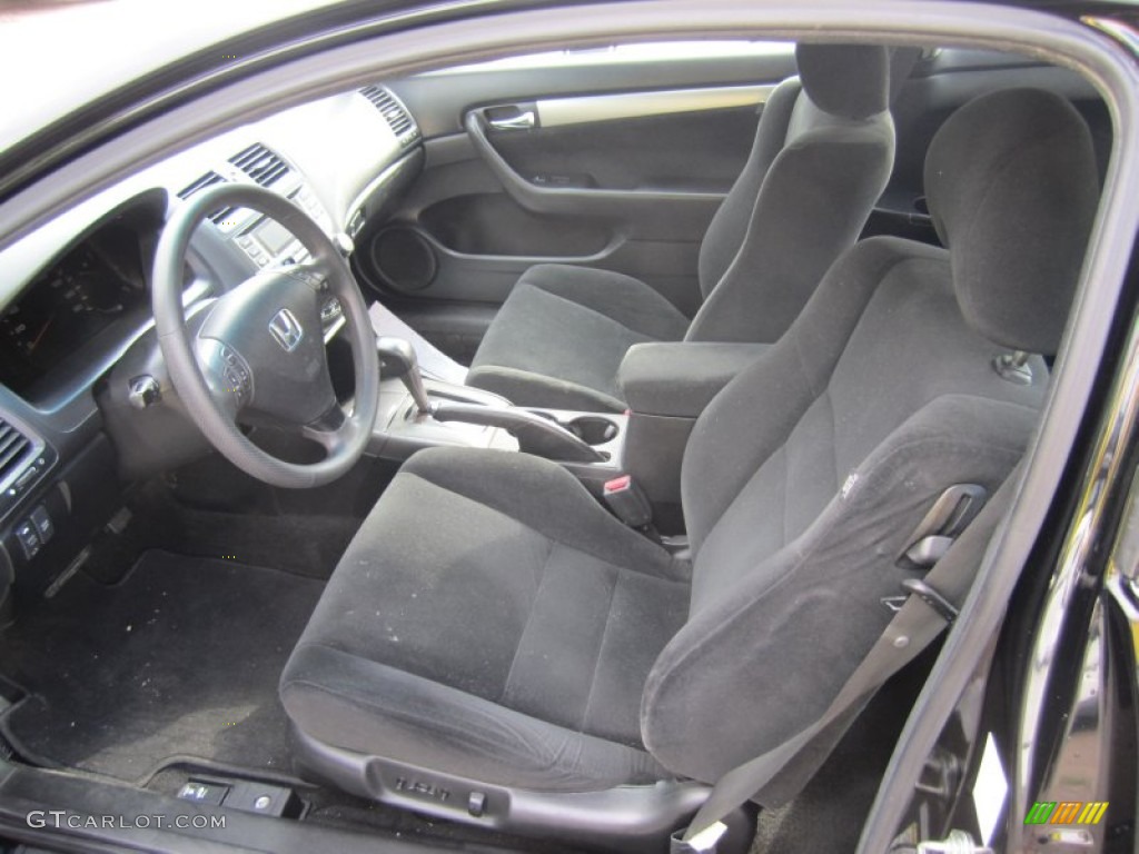 2006 Accord LX V6 Coupe - Nighthawk Black Pearl / Black photo #13