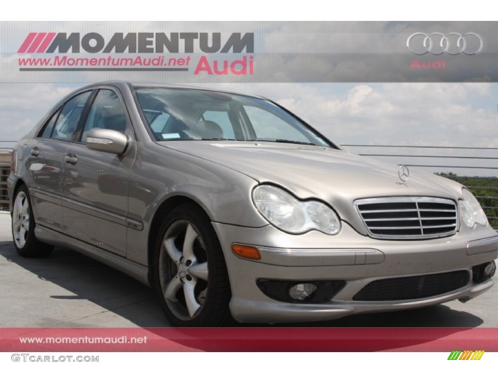 2005 C 230 Kompressor Sedan - Pewter Silver Metallic / Ash photo #1